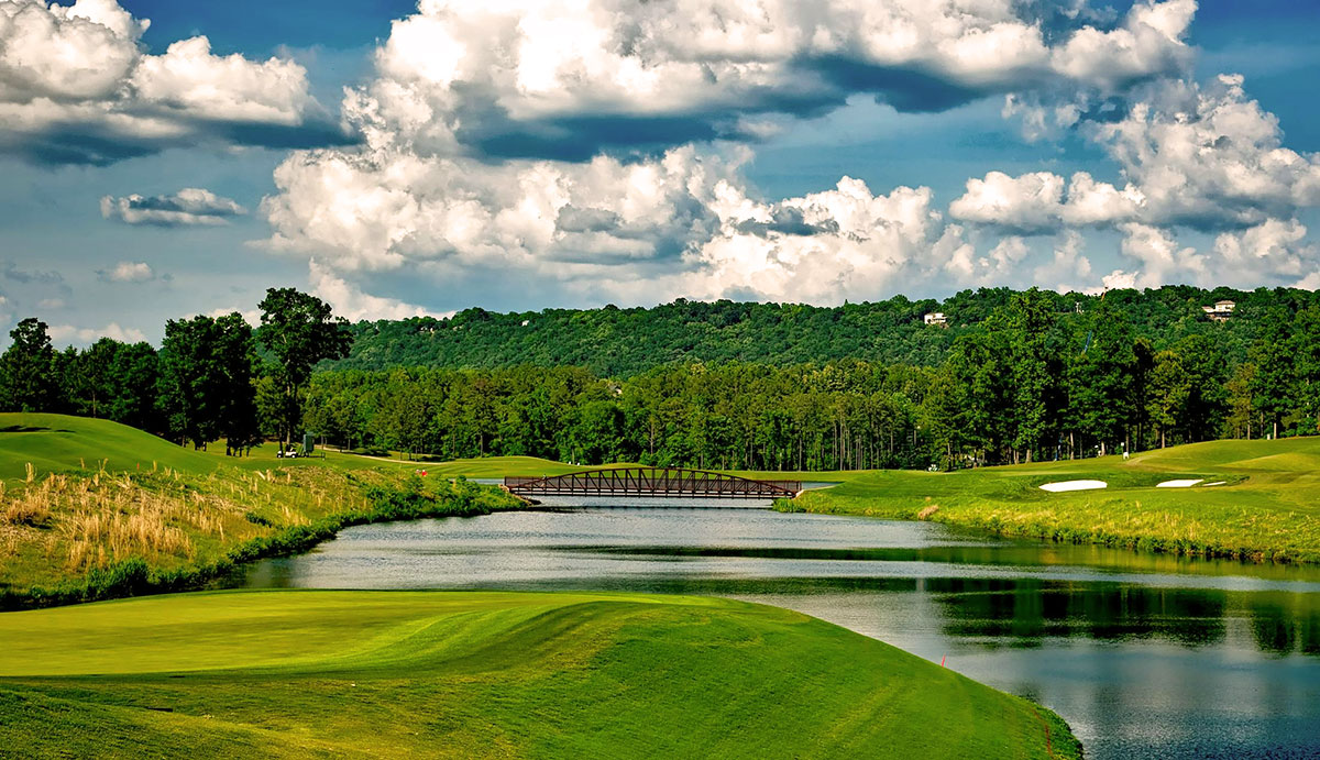 scenery of golf course