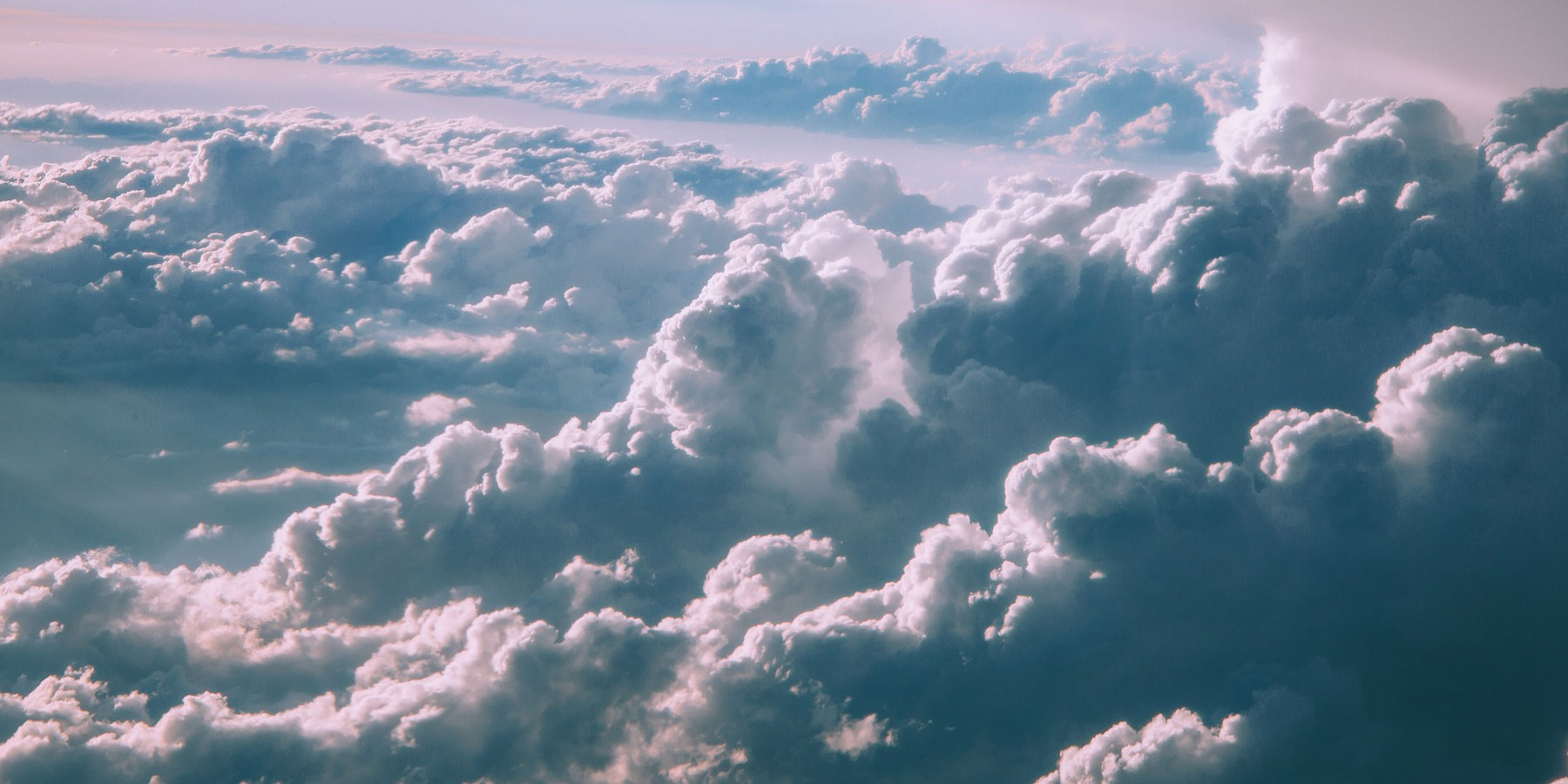 blue sky with clouds