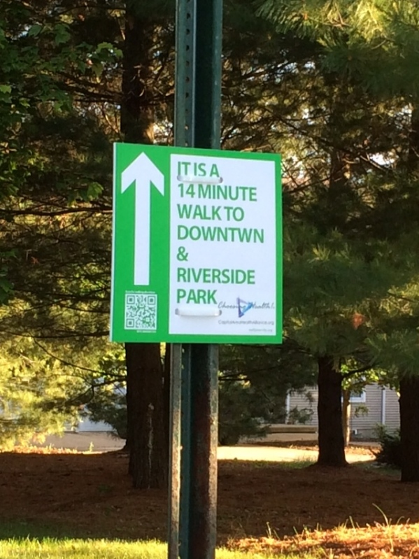 Sample walking sign 1