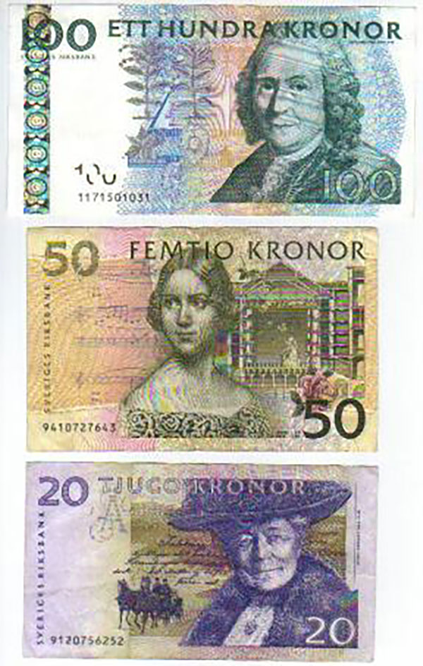 Example of currency