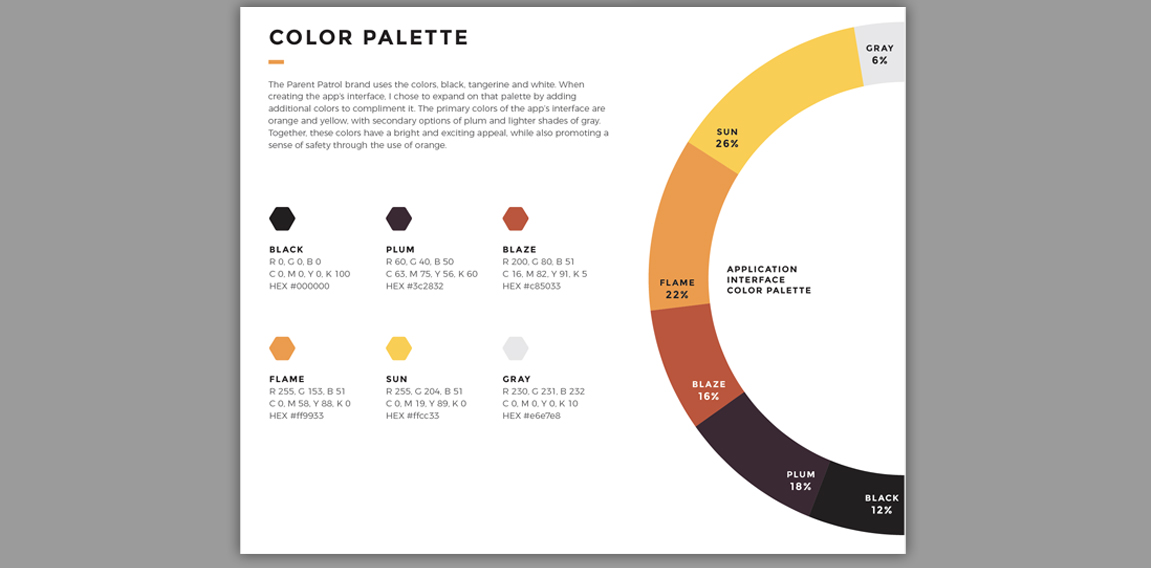 Sample of Color Palette