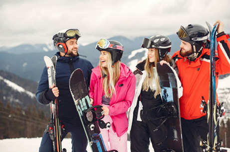 Group of skiers