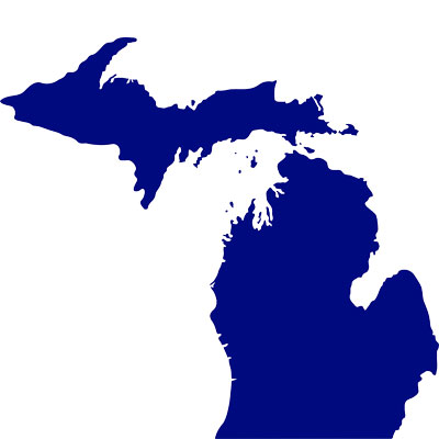 michigan map outline